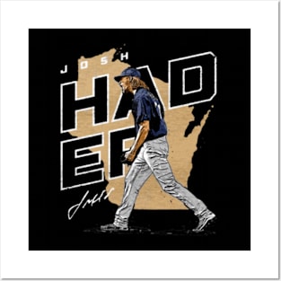 josh hader player map Posters and Art